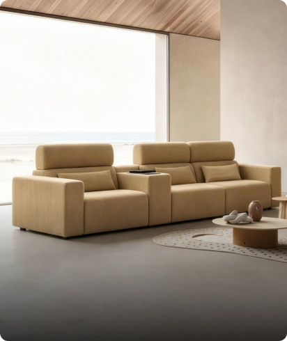 Wall-Hugger Zero-Gravity Power Recliner Sofa
