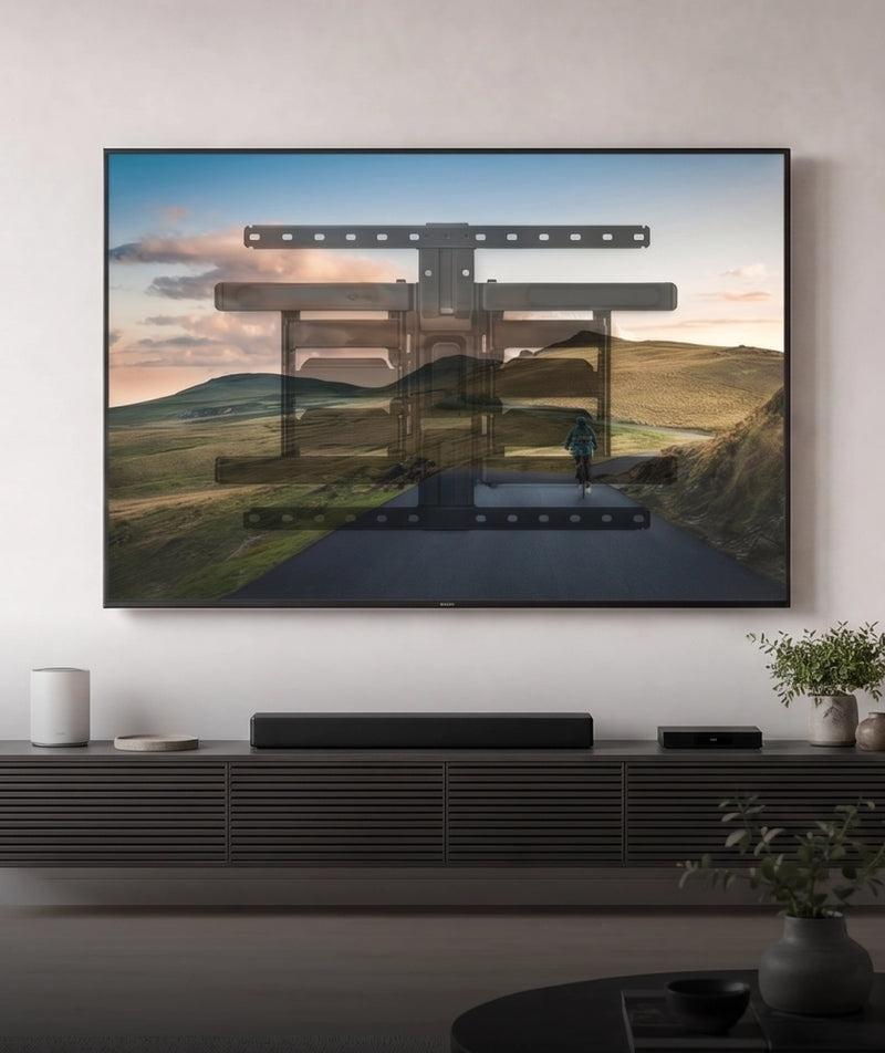 Super-Slim Full Motion TV Wall Mount