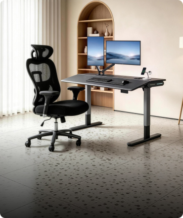 Electric Tilting Sit-Stand Desk