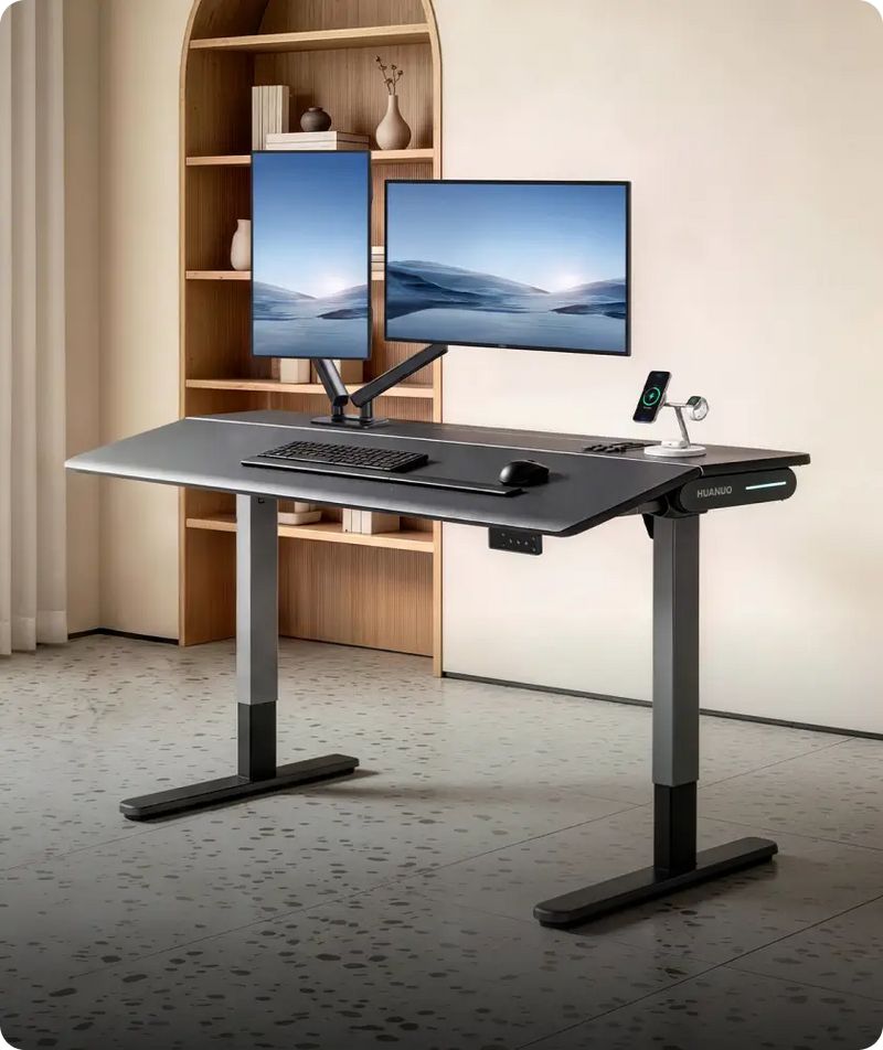 Electric Tilting Sit-Stand Desk