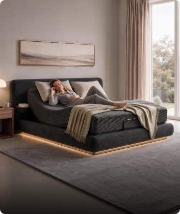 Smart Quad-Motor Adjustable Bed Base